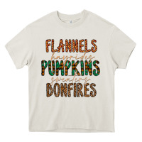 Cream flannels hayrides pumpkins bonfires Heavy Core Tee - CowhideDigitalArt