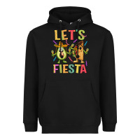 Black let's fiesta taco Heavyweight Hoodie - JahusDesignShop