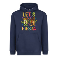 Navy let's fiesta taco Heavyweight Hoodie - JahusDesignShop