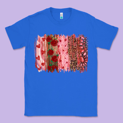 Valentine's Day Brushstrokes Classic Tee Designed By Ranaportraitstore