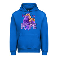 Cobalt Hope all Cancers nails Urban Hoodie - NancyCooperArtShop