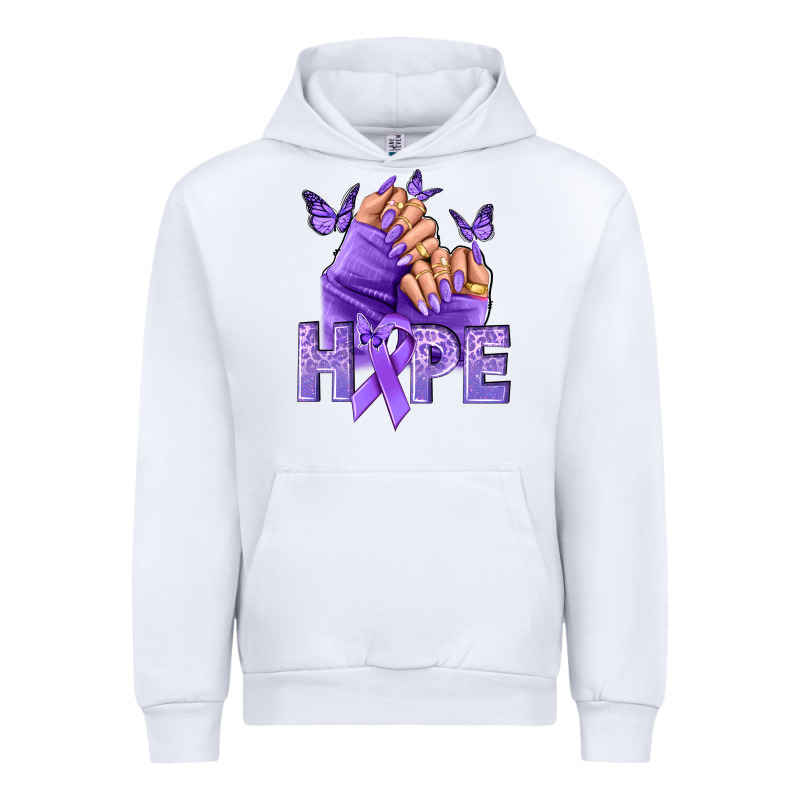Hope All Cancers Nails Urban Hoodie by NancyCooperArtShop | Teevron