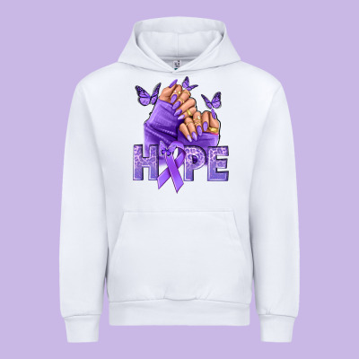 Hope All Cancers Nails Urban Hoodie Designed By Nancycooperartshop