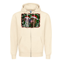 Christmas Heifers Zipper Hoodie | Teevron