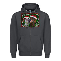 Smoke christmas heifers Zipper Hoodie - RanaPortraitStore