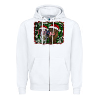 White christmas heifers Zipper Hoodie - RanaPortraitStore