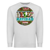 Dove Grey Christmas feliz navidad Premium Sweatshirt - Artiststas