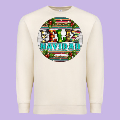 Christmas Feliz Navidad Premium Sweatshirt Designed By Artiststas