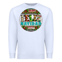 White Christmas feliz navidad Premium Sweatshirt - Artiststas