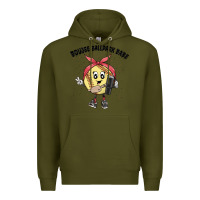 Army Green boujee ballpark babe Premium Hoodie - MaliasSmallBusiness