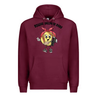 Burgundy boujee ballpark babe Premium Hoodie - MaliasSmallBusiness