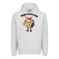 Dove Grey boujee ballpark babe Premium Hoodie - MaliasSmallBusiness