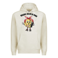 Oatmeal Heather boujee ballpark babe Premium Hoodie - MaliasSmallBusiness