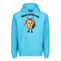Ocean Blue boujee ballpark babe Premium Hoodie - MaliasSmallBusiness