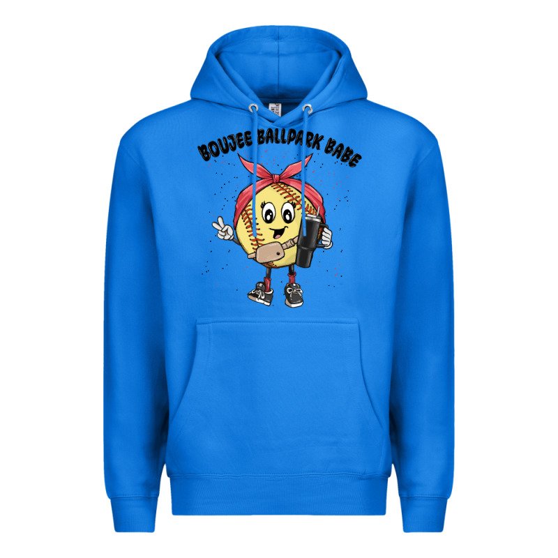 Boujee Ballpark Babe Premium Hoodie by MaliasSmallBusiness | Teevron