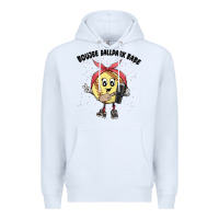 White boujee ballpark babe Premium Hoodie - MaliasSmallBusiness