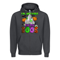 Smoke i'm just here for the boos Zipper Hoodie - Zillion Design Studio