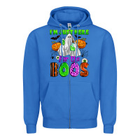 True Royal i'm just here for the boos Zipper Hoodie - Zillion Design Studio