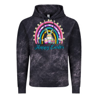 Cloud Black easter egg bunny rainbow Vintage Hoodie - AdoDesignShop