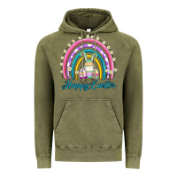 Easter Egg Bunny Rainbow Vintage Hoodie | Teevron