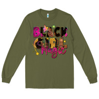 Army Green black girl magic Long Sleeve Tee - Zillion Design Studio