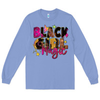 Colony Blue black girl magic Long Sleeve Tee - Zillion Design Studio