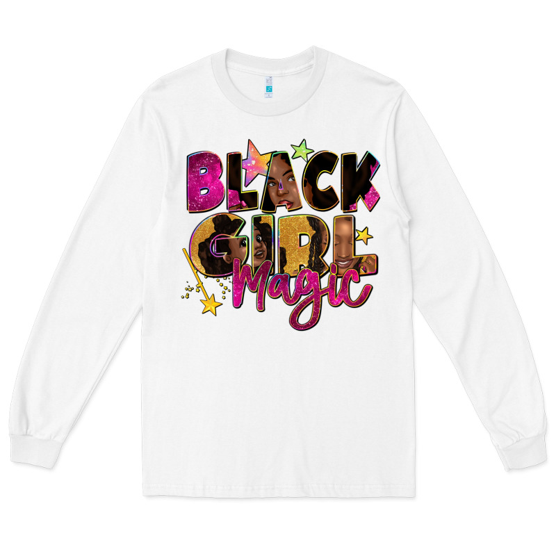 Black Girl Magic Long Sleeve Tee by Zillion Design Studio | Teevron