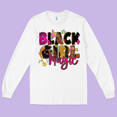Black Girl Magic Long Sleeve Tee Designed By Zillion Design Studio