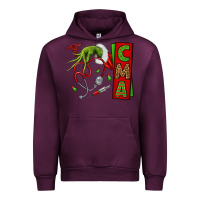 Mauve Wine grinch hand cma nurse Urban Hoodie - NancyCooperArtShop