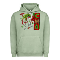Pigment Oil Green grinch hand cma nurse Urban Hoodie - NancyCooperArtShop