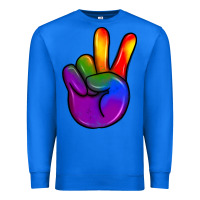 True Royal pride peace hand Premium Sweatshirt - JahusDesignShop