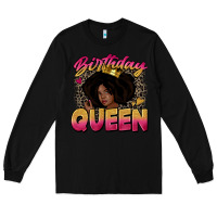 Black birthday queen Long Sleeve Tee - Zillion Design Studio