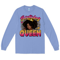 Colony Blue birthday queen Long Sleeve Tee - Zillion Design Studio