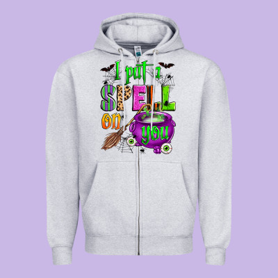I Put A Spell On You Zipper Hoodie Designed By Zillion Design Studio