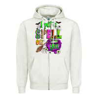 Oatmeal Heather i put a spell on you Zipper Hoodie - Zillion Design Studio