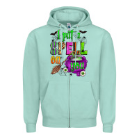Seafoam i put a spell on you Zipper Hoodie - Zillion Design Studio