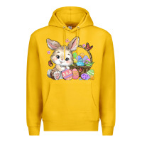 Lemon easter bunny Premium Hoodie - MaliasSmallBusiness