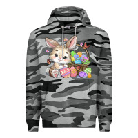 Slate Camo easter bunny Premium Hoodie - MaliasSmallBusiness