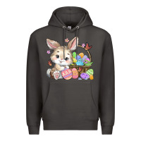 Smoke easter bunny Premium Hoodie - MaliasSmallBusiness