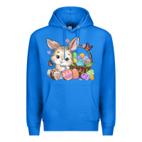 True Royal easter bunny Premium Hoodie - MaliasSmallBusiness