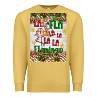 Antique Gold christmas fla la la la la la flamingo air freshener Premium Sweatshirt - Artiststas