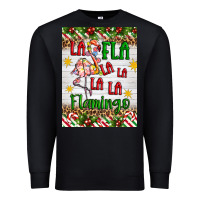 Black christmas fla la la la la la flamingo air freshener Premium Sweatshirt - Artiststas