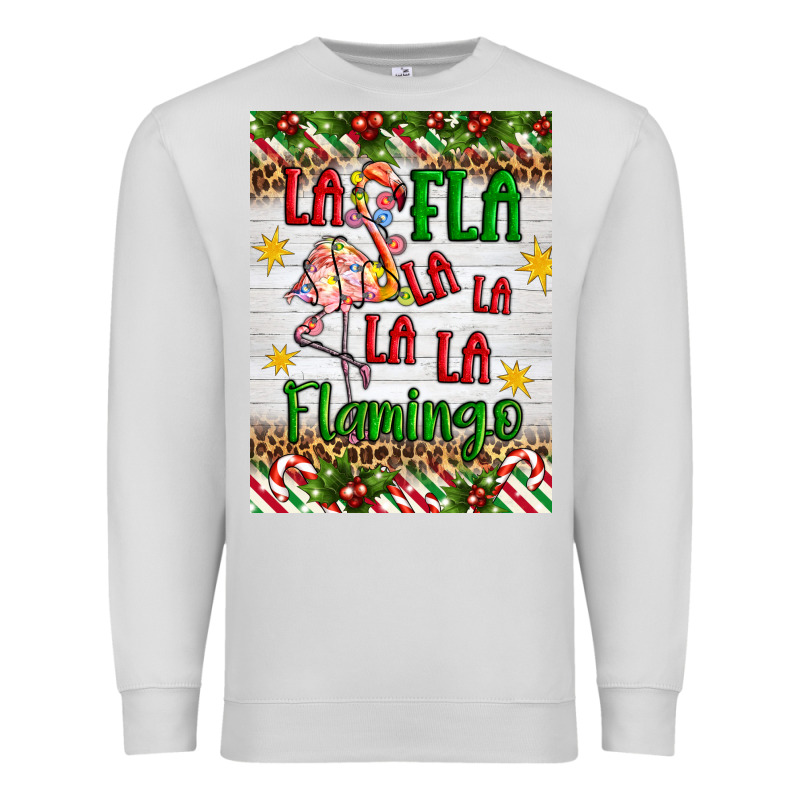 Christmas Fla La La La La La Flamingo Air Freshener Premium Sweatshirt by Artiststas | Teevron
