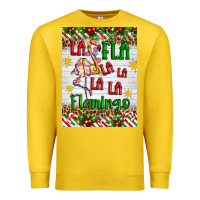 Lemon christmas fla la la la la la flamingo air freshener Premium Sweatshirt - Artiststas