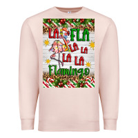 Pale Pink christmas fla la la la la la flamingo air freshener Premium Sweatshirt - Artiststas