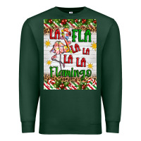 Sports Green christmas fla la la la la la flamingo air freshener Premium Sweatshirt - Artiststas