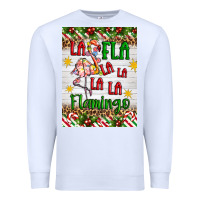 White christmas fla la la la la la flamingo air freshener Premium Sweatshirt - Artiststas
