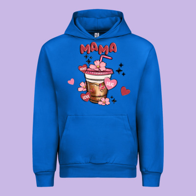 Mama Coffee Cups Urban Hoodie Designed By Maliassmallbusiness