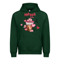 Forest Green mama coffee cups Urban Hoodie - MaliasSmallBusiness