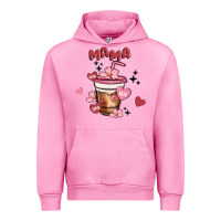 Fuchsia Pink mama coffee cups Urban Hoodie - MaliasSmallBusiness